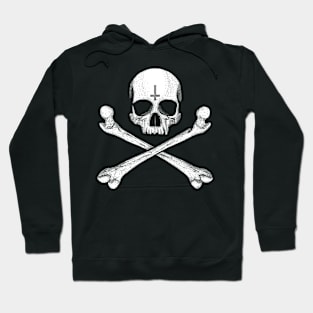 Jolly Roger Inverted Cross Hoodie